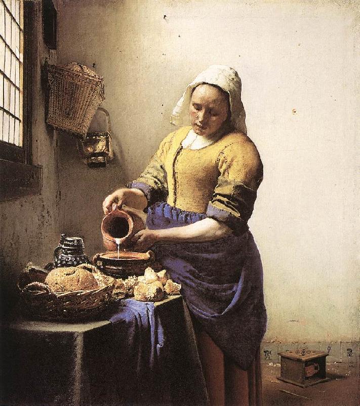 Jan Vermeer The Milkmaid